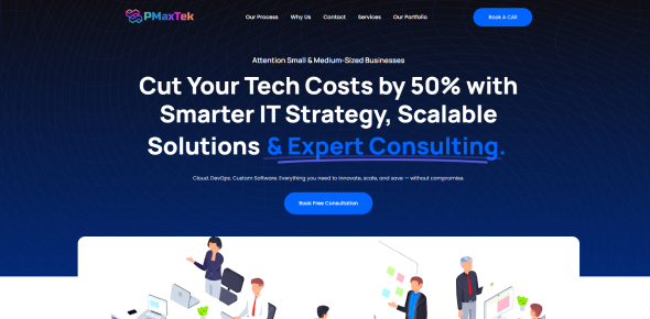 Pmaxtek - Cloud. DevOps. Custom Solutions