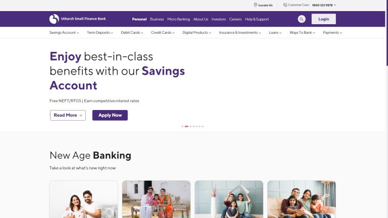 Utkarsh Bank - Digitized Banking Platform